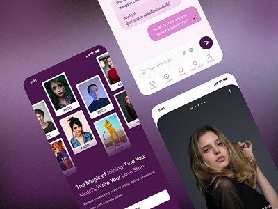 Love Story related Mobile App Design. app prototype couple app ui dating app digital love story love connection lovestory app mobile app ui relationship app ui romantic design storytelling app ui uiux design