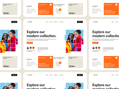 Ecommerce Website Landing page 2025trending adobexd branding ecommercewebsite fashionwebsite figma herosection illustration landingpage logo ui uiux uiuxdesign userinterface ux viral website