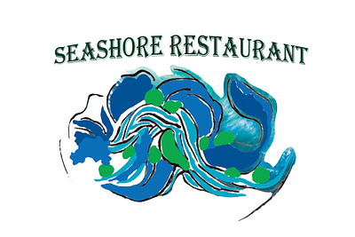 Seashore Restaurant - Logo/illustrations branding des design graphic design ill illustration logo marketing design