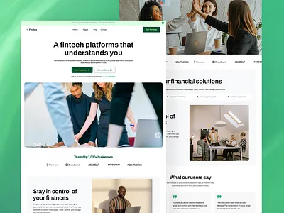 Finitex Saas Template framer framer template saas startup template ui ui design