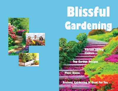 Magazine Design - Gardening branding colour design graphic design layout design magazine design marketing design