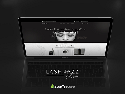 Lashjazzpro- shopify website design beauty brand design branding ecommerce lash extension store design new website personal shopify shopify beauty products shopify store design shopify ui design website website design