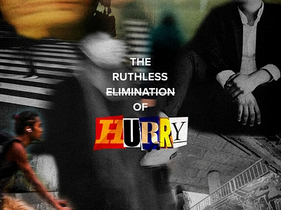 The Ruthless Elimination of Hurry (John Mark Comer) - Spec Cover book cover bradning christian design graphic design lettering magazine motion graphics typography