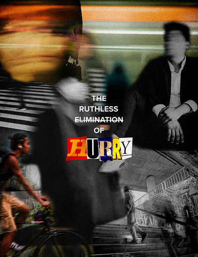 The Ruthless Elimination of Hurry (John Mark Comer) - Spec Cover book cover bradning christian design graphic design lettering magazine motion graphics typography