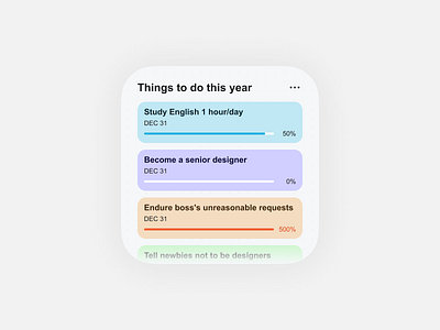 Daily Practice 08-Designers’ yearly to-do list animation branding graphic design ui