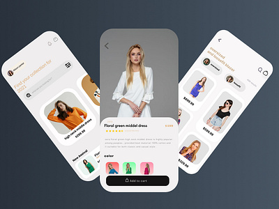 clothes app branding graphic design logo motion graphics ui