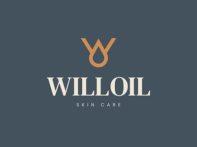 willoil beauty brand deign brand identity cosmetic droplet lettermark logo logo design oil organic sophistication w willow