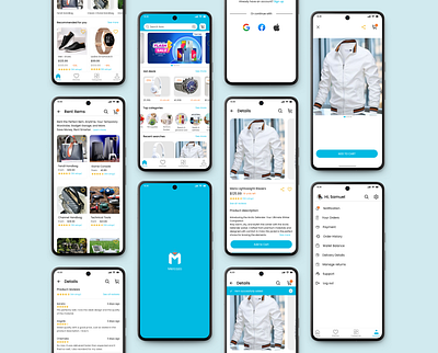 Mercazo e-commerce app branding casestudy cryptopayment design e commerceapp illustration logo paymentapp product design productdesign ui uiux uiux design uxdesign