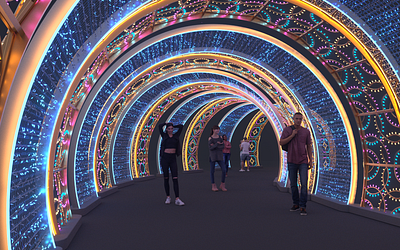 Light Tunnel Concept holidaylights