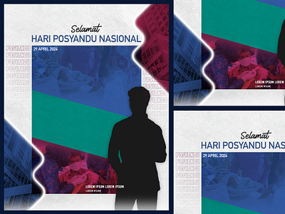 National Posyandu Day Flyer babys health flyer graphic design health indonesia minimalist poster posyandu