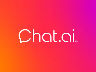 Chat.ai - Logo Design (Unused & For Sale) ai app artificial intelligence branding c chat chatbot chatgbt design gradient graphic design it line logo minimal modern monogram saas simple technology