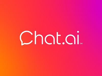 Chat.ai - Logo Design (Unused & For Sale) ai app artificial intelligence branding c chat chatbot chatgbt design gradient graphic design it line logo minimal modern monogram saas simple technology