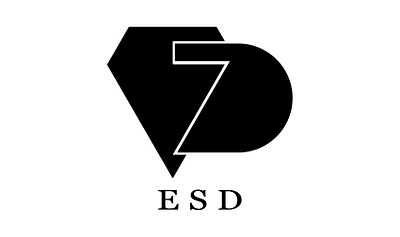 ESD Fashion Logo branding logo