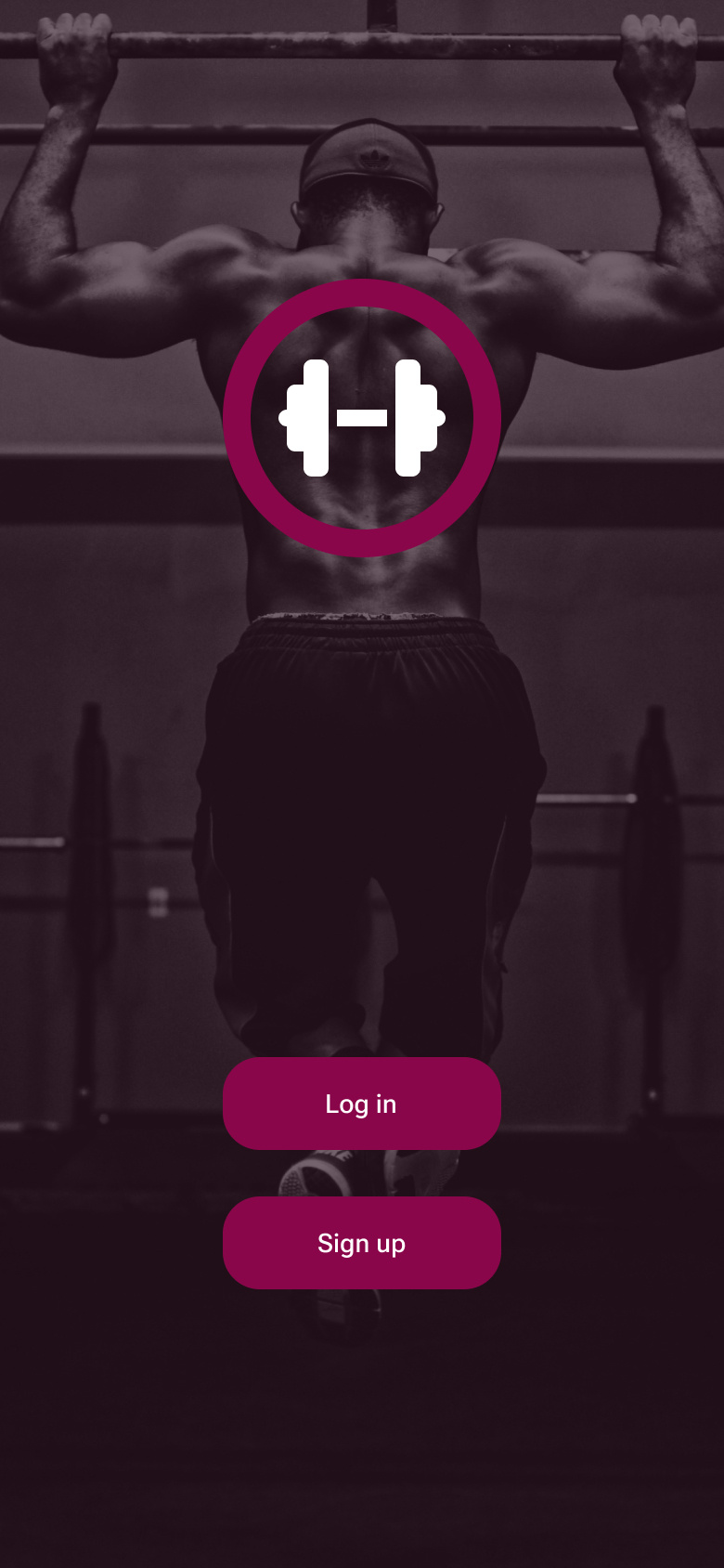 Fitness Tracker app ui