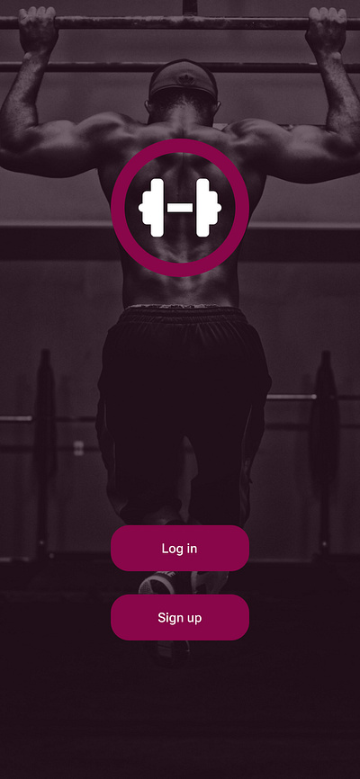 Fitness Tracker app ui