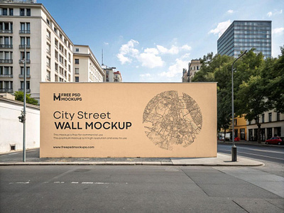 City street wall mockup free mockup free mockups freebies wall