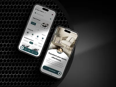 Designterio e commerce mobile app onboarding ui