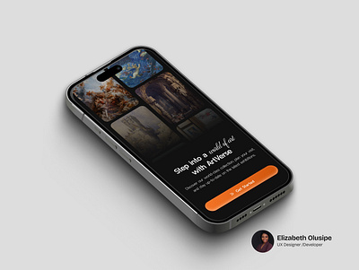 Artverse art artwork design mobile app museum ui