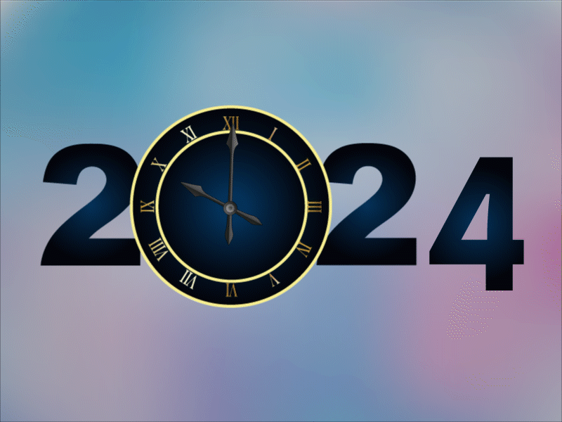 Happy New Year 2025 Animation Design animation design graphic design icon animation illustration motion graphics new year new year 2025