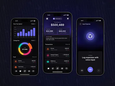 Savvify - Expense Manager App app expense expense manager finance manager money management ui user interface ux