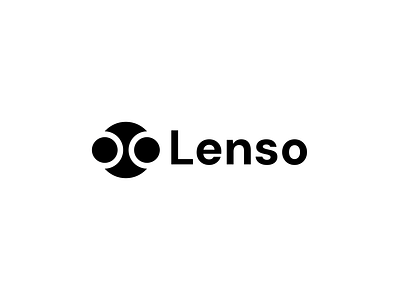 Lenso (Redesigned) branding circle design graphic design illustration logo minimalist modern ui vector