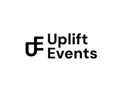 Upkift Events (Redesigned) Logo branding circle design graphic design illustration logo minimalist modern ui vector