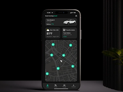 UI UX Mobile App Design for EkW EV Charging App booking app charging app charging booking charts dark dashboard electric energy ev ev cars ev charging ev hub finance financial app fintech motion graphics saas ui ux web app web design