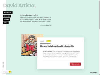 davidartista.es affinity photo branding css design html jquery logo responsive ui ux