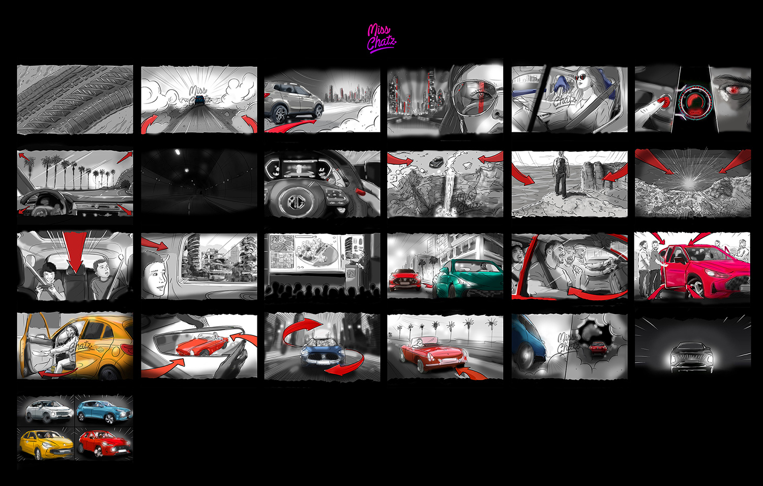 MG Motors Storyboard arabia car cars gcc gulf mena mg motors middle east mobile saudi transport vehicles