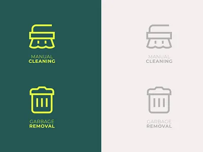 Cleaning icons brand color comparison design glyph graphic icon icondesign identity illustration inspiration logo logotype scheme symbol ui ux vector web