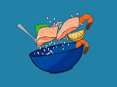 Under the Sea Bowl design graphic design illustration procreate