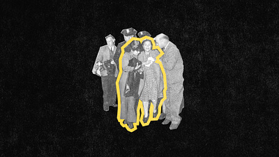 #23 – Pachuca Collage Study #1 collage editorial illustration line protest texture yellow