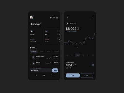 Notex app app design application buy crypto change crypto chart crypto crypto app crypto app design crypto search mobile mobile application sell crypto swap token ui ux wallet