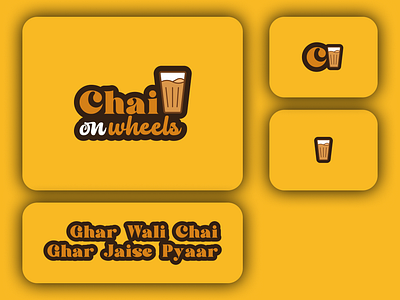 Chai On Wheels - Logo branding designing graphic design logo