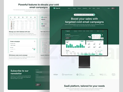 Zapmail - email marketing webflow template bento cold email cold email campaigns dashboard dashboard illustration demo email email marketing framer landing page landingpage marketing pages saas snipset uiux web design webflow webflow project webflow template website
