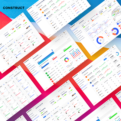 All-in-One Construction Management: Construction ERP UI app ui design business optimization tools construction erp construction management software construction workflow contractor software dashboard ui design modern erp solutions project management tools real time project tracking saas uiux design smart construction tools user friendly erp workforce management tools