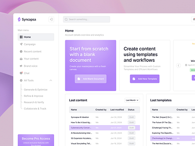 AI Marketing Tools - Dashboard ai bento brand identity dashboard design marketing purple tools ui uiux ux