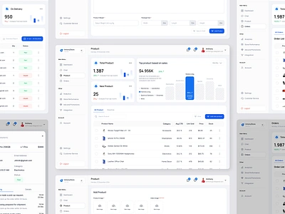 GrowthEdge - Product & Orders Screen dashboard design ecommerce orders point of sale pos product sales shopify ui ui design