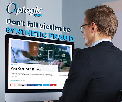 Oplogic - Synthetic fraud advertising branding design graphic design social media social media post