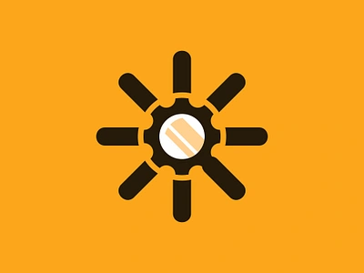 Sun Magnifying Gear ( LOGO FOR SALE ) branding culture technology tech design eyes watch watched find finding found search for sale gear glass glasses graphic design light bright solar logo logo for sale magnifying mockup motion graphics observe perceive spot sun symbol business corporate yellow orange tangerine