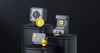 Banking Icon 3d 3d blender 3d icon 3d illustration blender cycles icon illustration ui