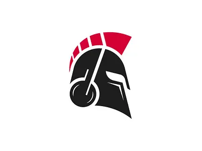 spartan music logo audio branding headphone logo music recording spartan