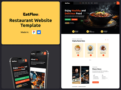 Best Restaurants Website Webflow Template best food template design figma restaurant blog restaurant menu restaurant template restaurant website seo optimized small business template ui designer uk restaurant us restaurant ux designer web designer webflow webflow premium partner webflow template website website expert