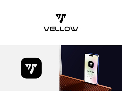 Vellow || V Letter black blockchain branding creative dribbble shot flow identity letter logo inspirations logo mark modern popular logo shape symbol tech industry technology v