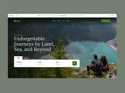 Toursee - Travel Agency Website design figma graphic design product design travel ui ux