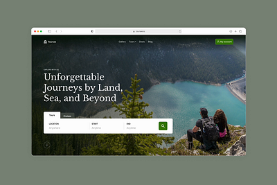 Toursee - Travel Agency Website design figma graphic design product design travel ui ux