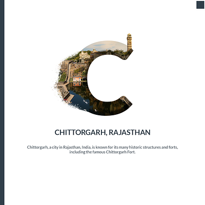 A to Z India - C : Chittorgarh a to z india adobe photoshop c chittorgarh cities in letter creatives design graphic design image in letter indian cities