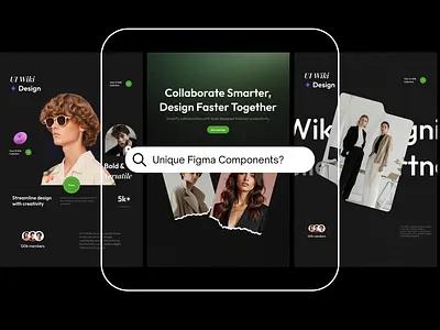 UI Wiki - Hero Section Ideas 3d animation app branding design figmadesign graphic design illustration logo ui uiwiki unique website vector websitedesign