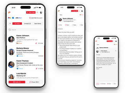 Unified Mailbox Mobile - Ultcom 2.0 mobile app mobile ux ui ux ux design uxdesign