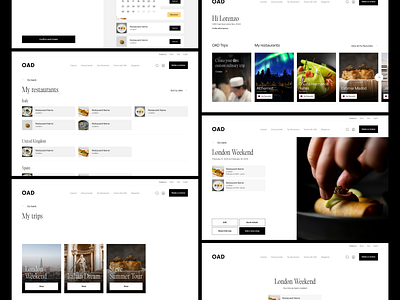 Booking Templates book table booking creative food minimal restaurants ui ux web web design website